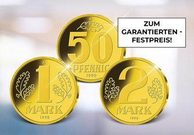 50 Pfennig, 1 Mark, 2 Mark Münze zum Garantierten Festpreis